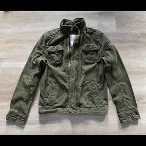 Youth Abercrombie military style jacket
